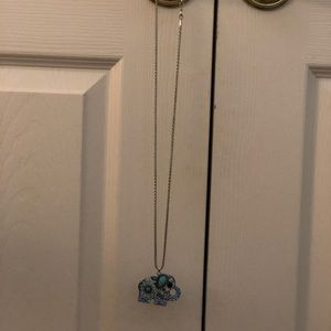 Long elephant necklace